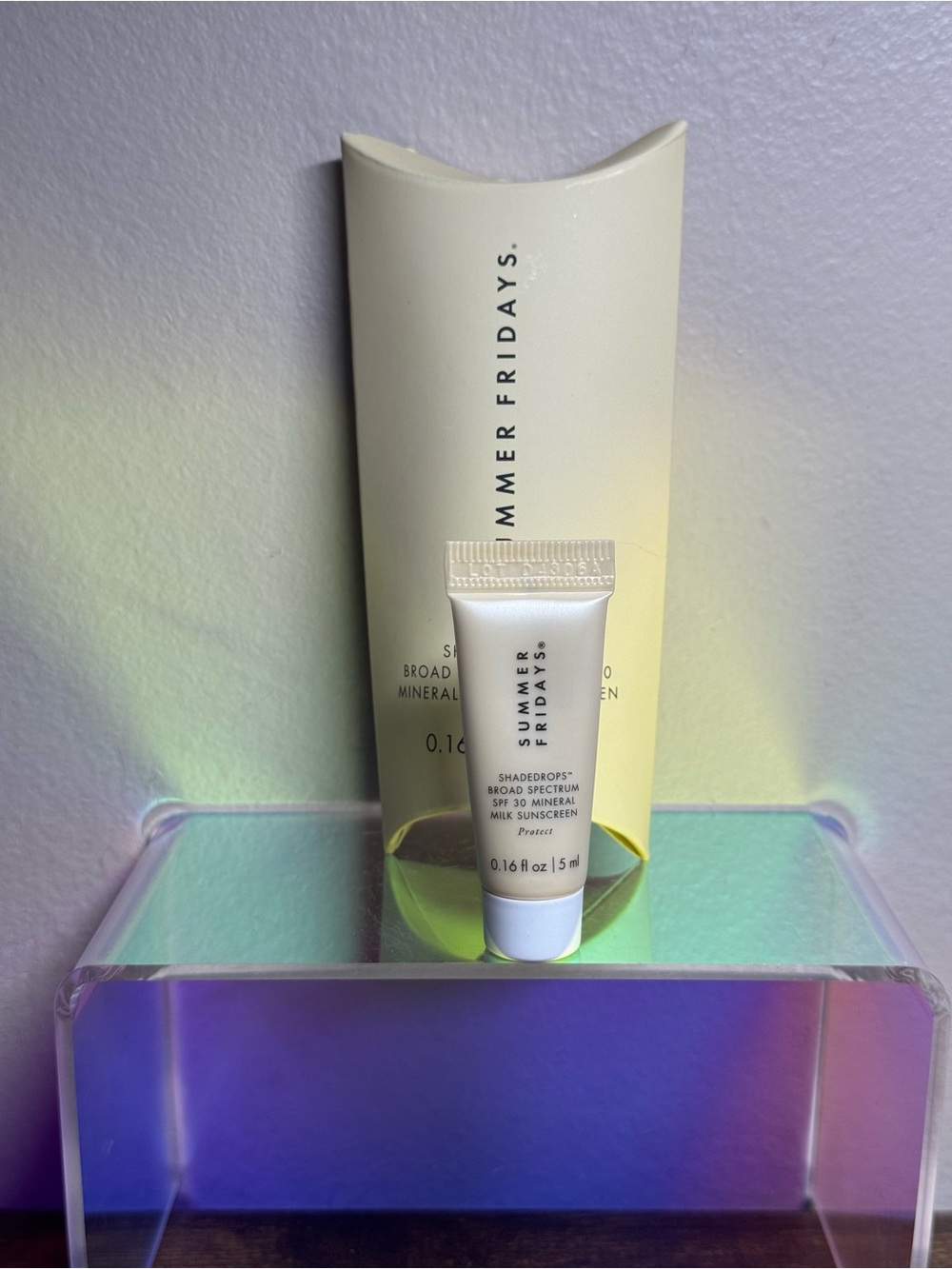 Summer Fridays ShadeDrops Broad Spectrum SPF 30 Mineral Milk Sunscreen (0.16 fl